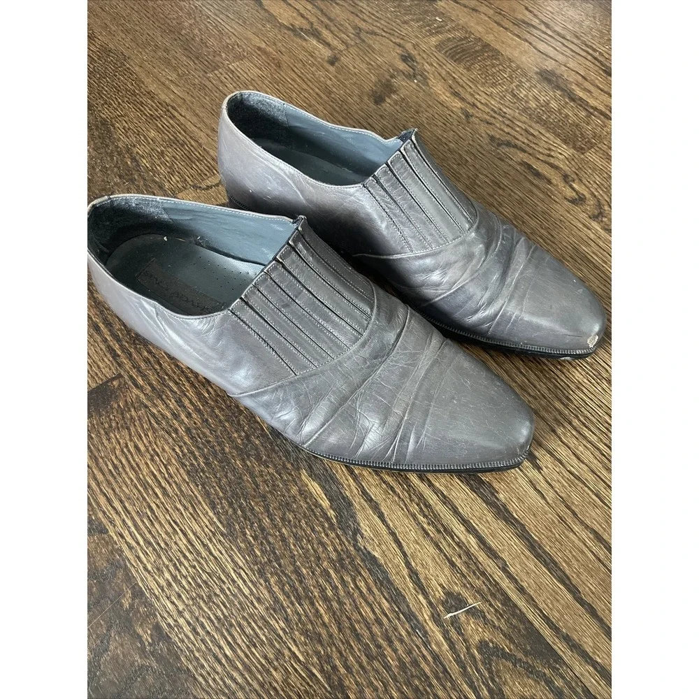 Stacy Adams Men's Grey Smart Dress Shoes Formal Man‎ Footwear 14 Leather